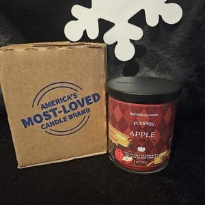 Bath & Body Works Pumpkin Apple Single Wick Candle